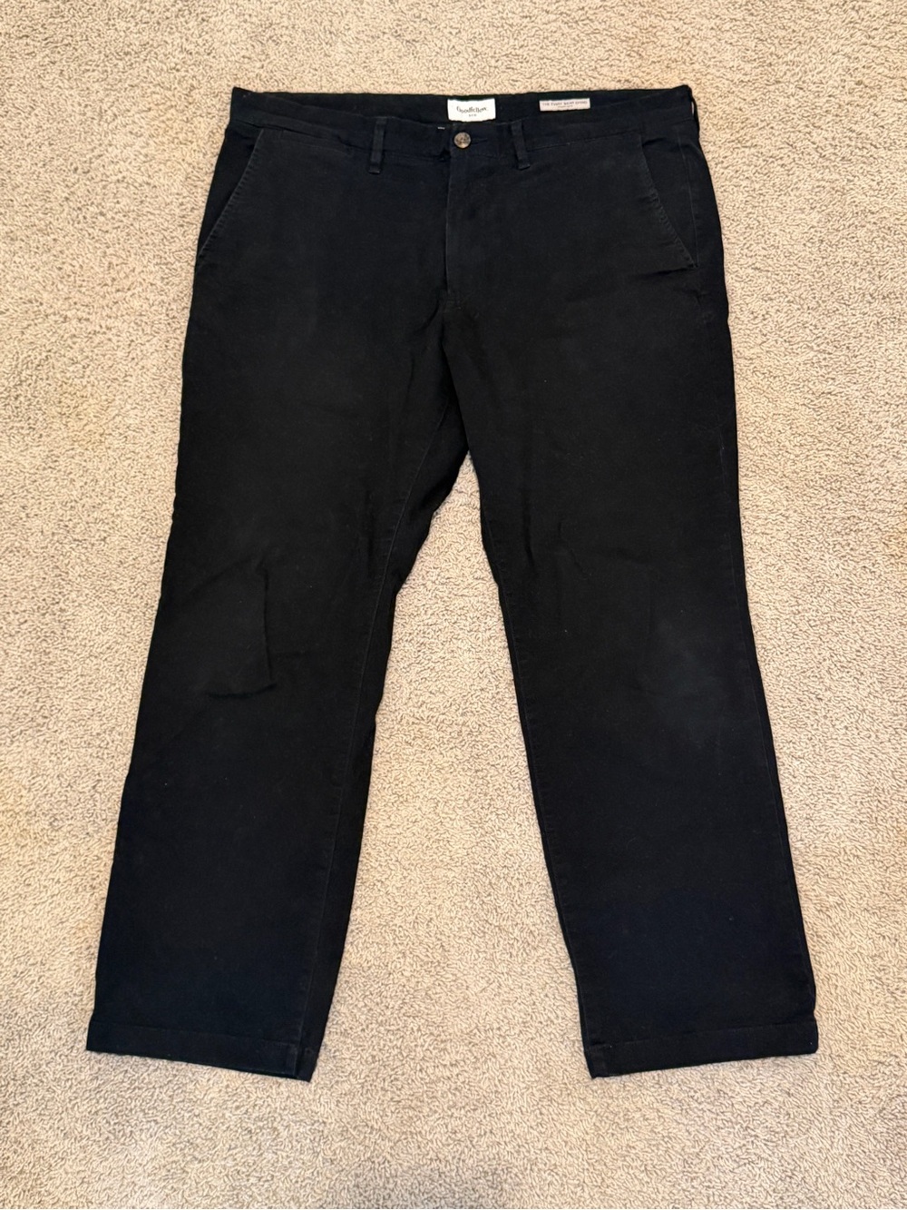 Goodfellow & Co Black Straight-Leg Chinos
